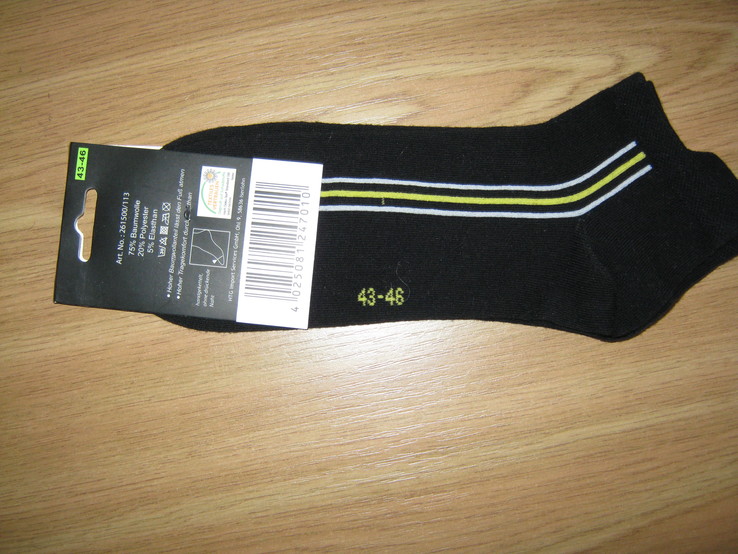 3 пары комплект-.спортивные носки-следы"soxon",германия, 43-46., фото №4