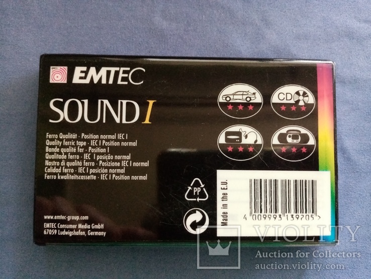 АудиоКассета Emtec Sound 1 90 в пленке, фото №5
