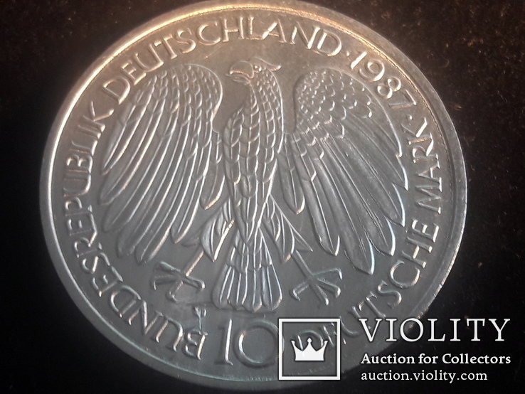 Германия 10 марок, 1987 30 лет подписания Римского договора, фото №4
