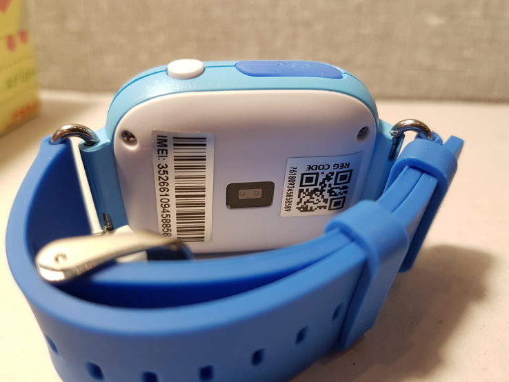 Детские часы с GPS трекером Q90 Blue Wi-Fi, photo number 5