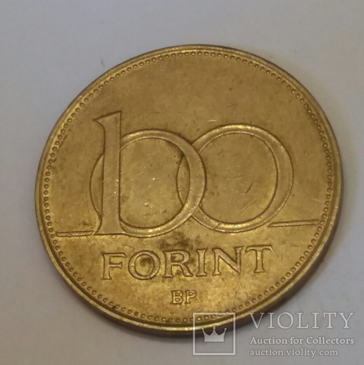 Угорщина 100 форинтів, 1995, фото №2