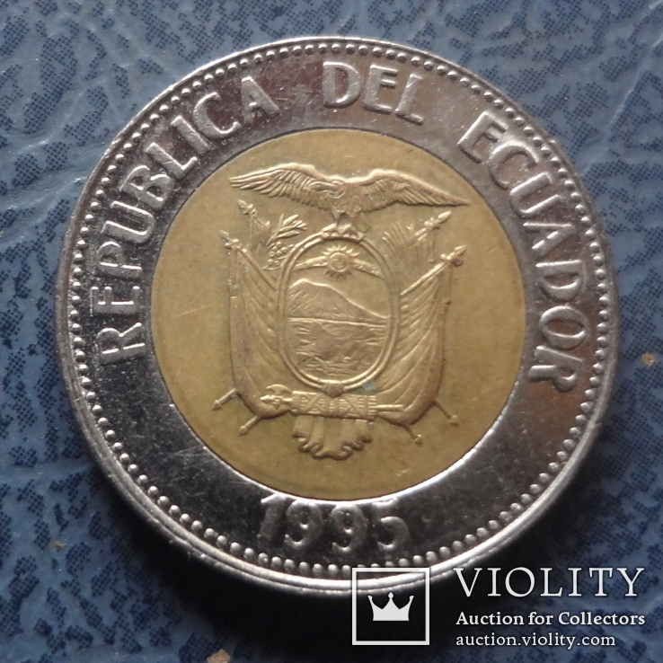 100  сукре   1995   Эквадор   (9.1.33)~, фото №3
