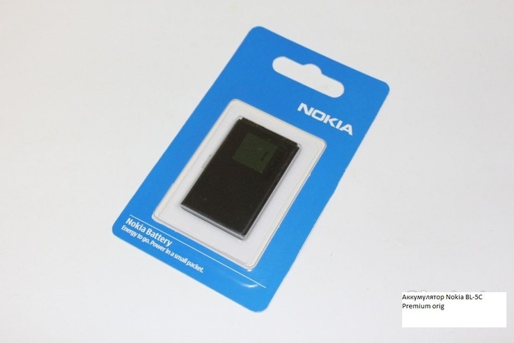 Аккумулятор Nokia BL-5C Premium orig, numer zdjęcia 2
