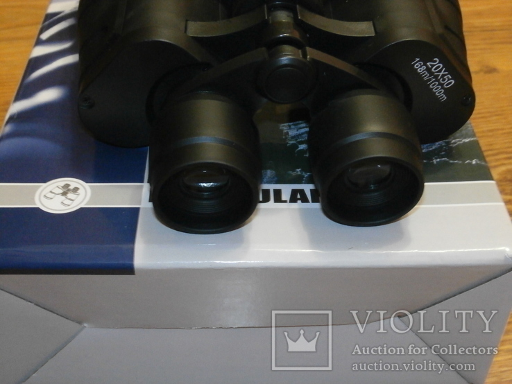 Бинокль Binoculars 2675-3 20х50 для походов,охоты,рыбалки.Чехол,прорезиненный корпус, фото №6