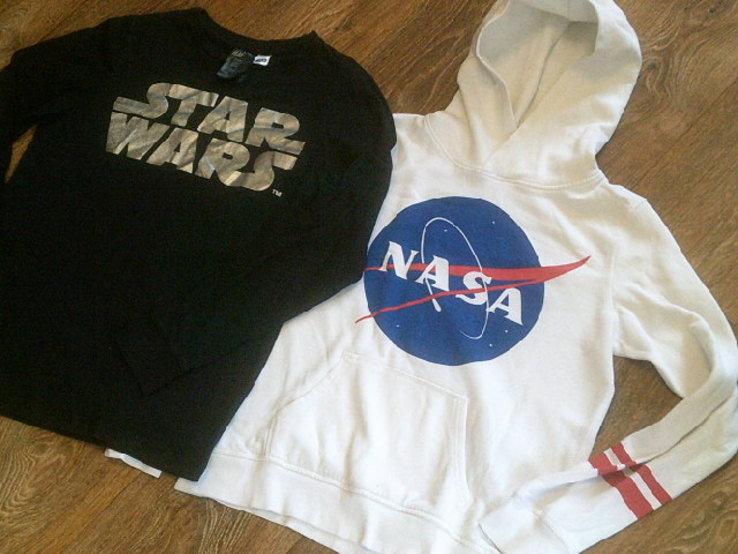 Nasa + Star Wars толстовка + футболка разм.М, фото №4