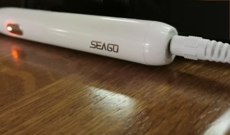 SONIC высокотехнологичная электрическая звуковая зубная щетка Seago, фото №7