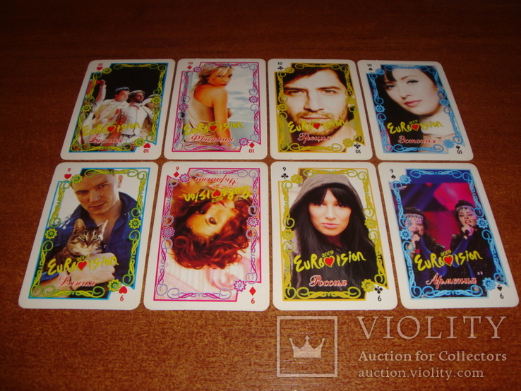 Игральные карты Евровидение, 2009 г., фото №5
