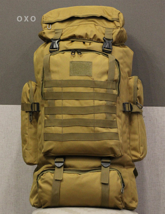 Тактический, туристический рюкзак на 70 литров( Койот), фото №2