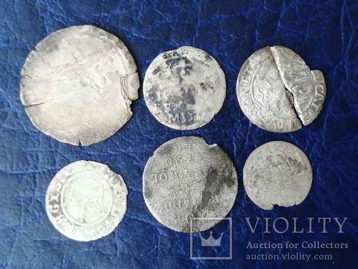 Серебряные монеты 1500-1700 годов, фото №3