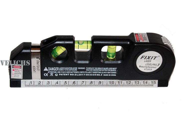 Лазерный уровень FIXIT Laser Level Pro 3 со встроенной рулеткой, фото №4