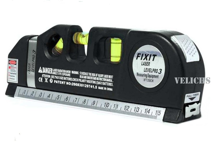 Лазерный уровень FIXIT Laser Level Pro 3 со встроенной рулеткой, photo number 10