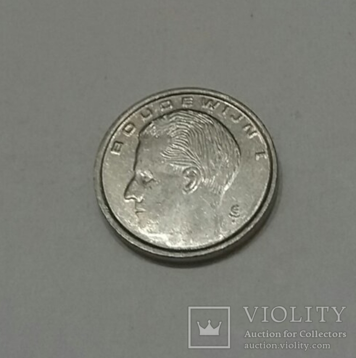 Бельгія 1 франк, 1991, фото №3