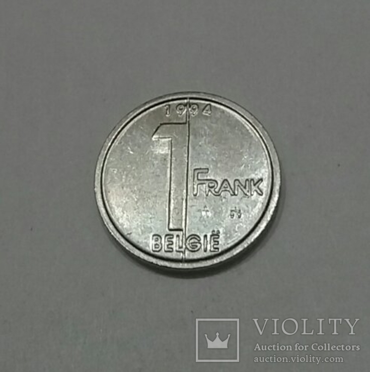 Бельгія 1 франк, 1994, фото №2