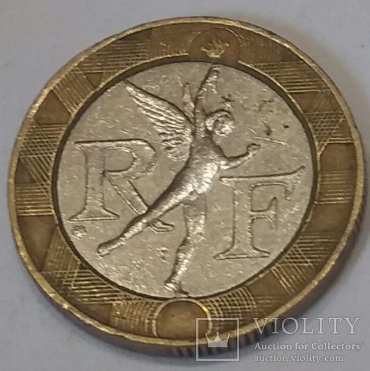 Франція 10 франків, 1988, фото №3