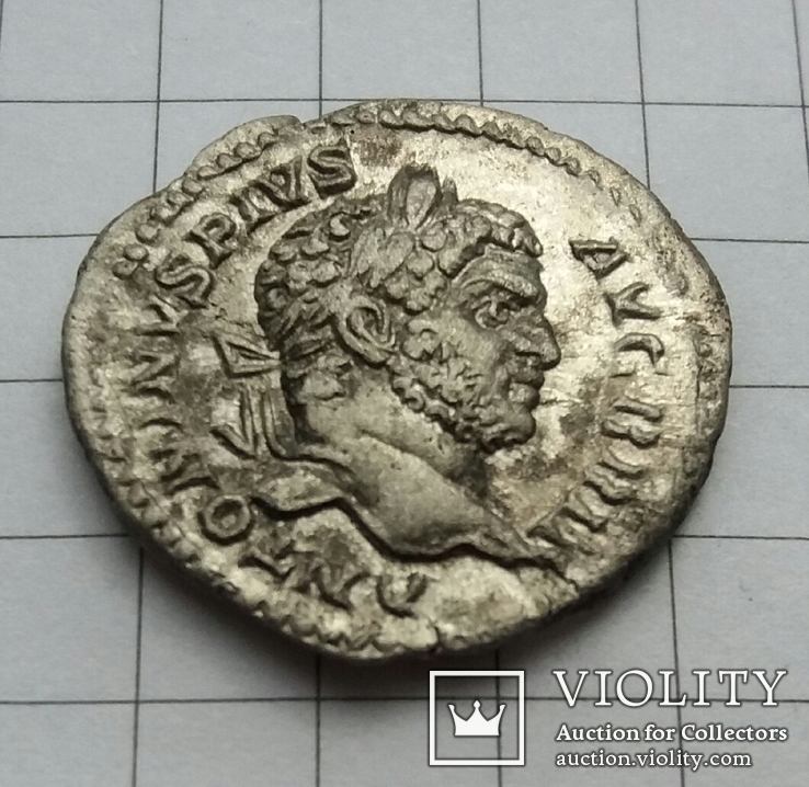 Денарий Каракалла (Caracalla) - 211 г., RIC 222, фото №2