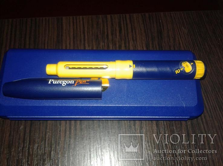 ﻿Ручка-инжектор для подкожного введения раствора Пурегон в картриджах + спец иглы, фото №6