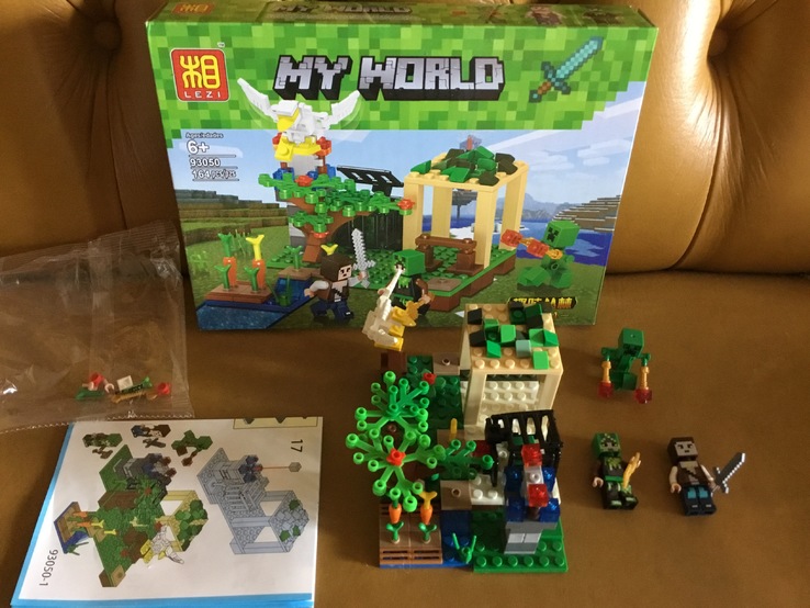 Конструктор Лего Lezi, 93050 My world, minecraft, 164 дет., фото №2