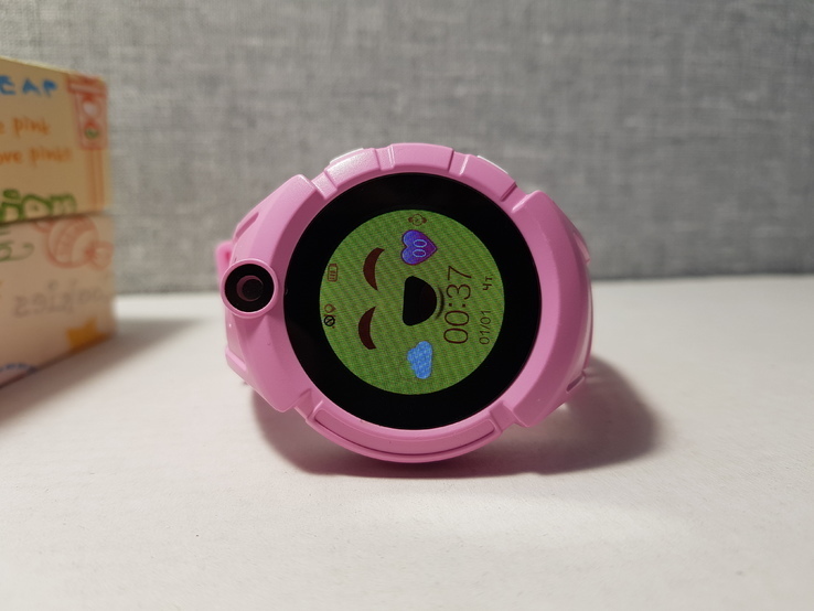 Детские телефон часы с GPS трекером Q360 Pink (код 2), numer zdjęcia 4