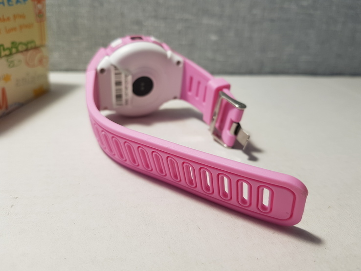 Детские телефон часы с GPS трекером Q360 Pink (код 2), фото №11