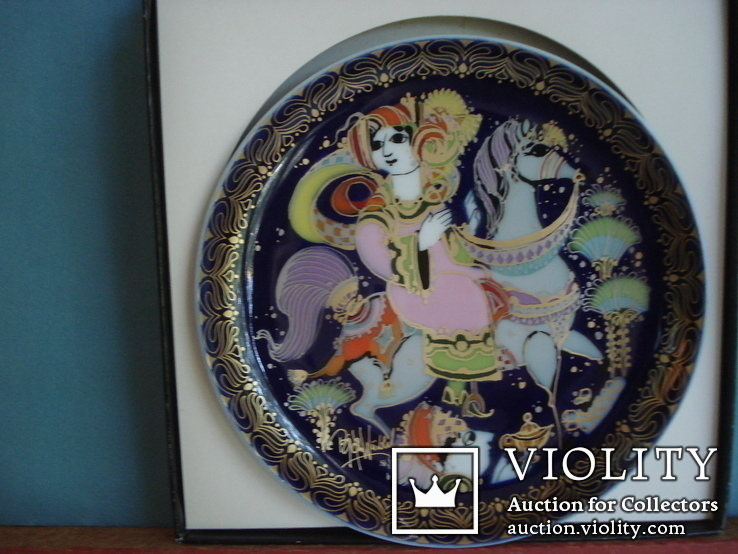Коллекционная тарелка из серии "Аладин" Бьёрн Винблад (Bjrn Wiinblad), фото №2
