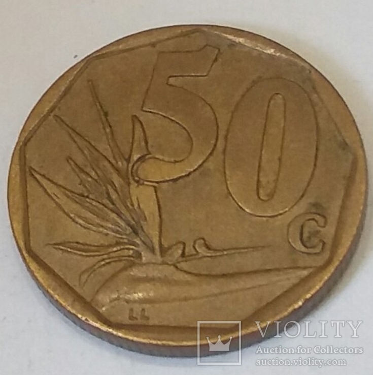 Південно-Африканська Республіка 50 центів, 1996, фото №2