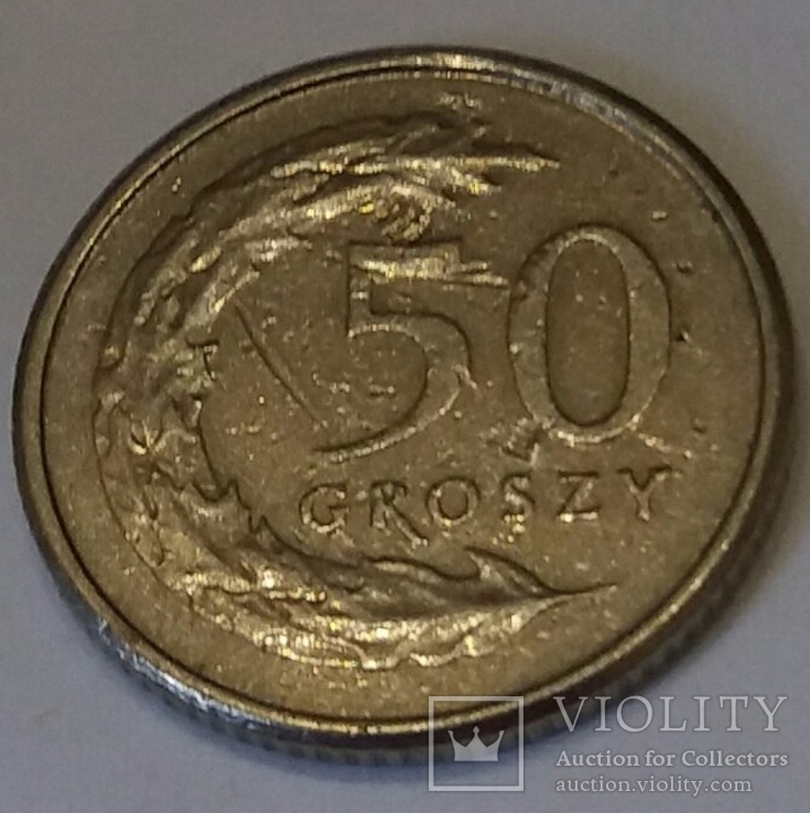 Польща 50 грошей, 2008