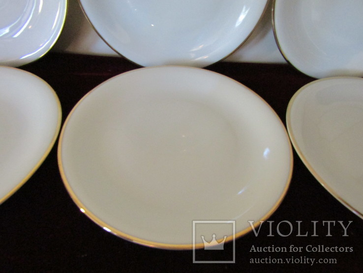 Антикварные тарелки фарфор клеймо Oscar Schaller &amp; Co. Германия 1935 -50 г.г., фото №8