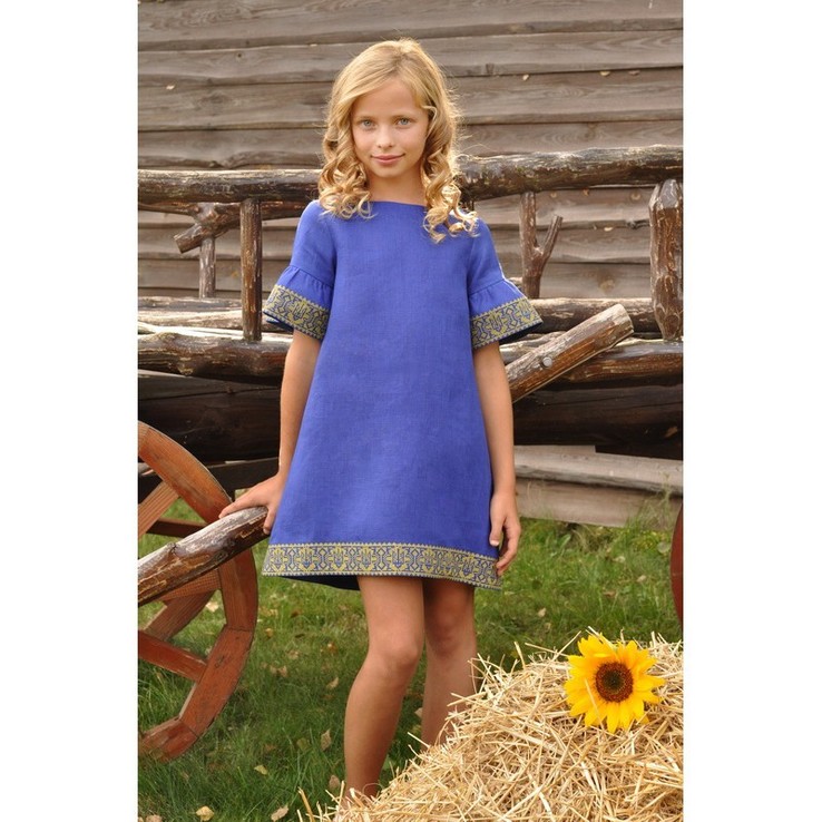 Сукня для дівчинки з вишивкою в національному стилі, фото №2