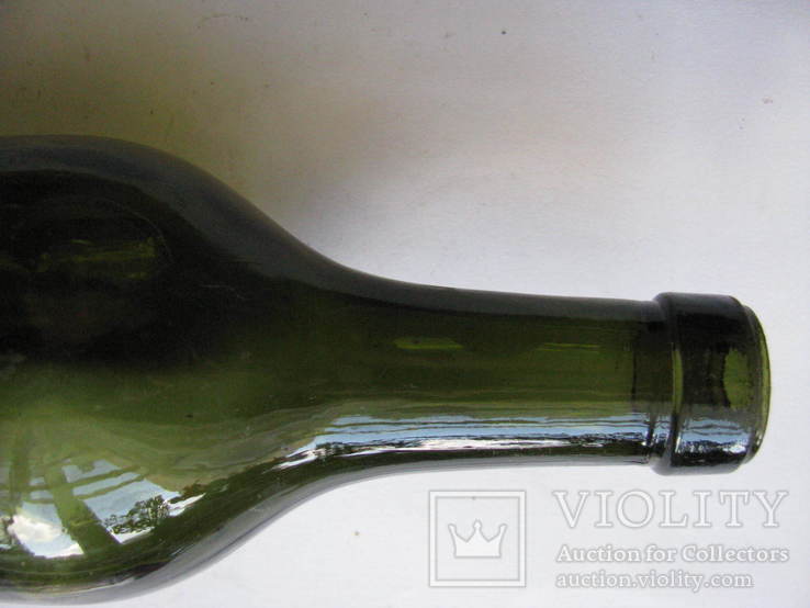 Бутылка зеленое стекло, фото №3