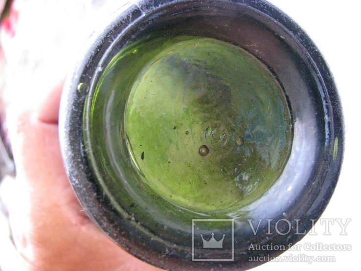 Бутылка зеленое стекло, фото №4