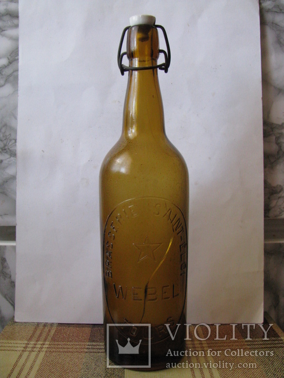 Бутылка Webel Tours brasserie Saint-Eloi.(Франция.0.9л), фото №2