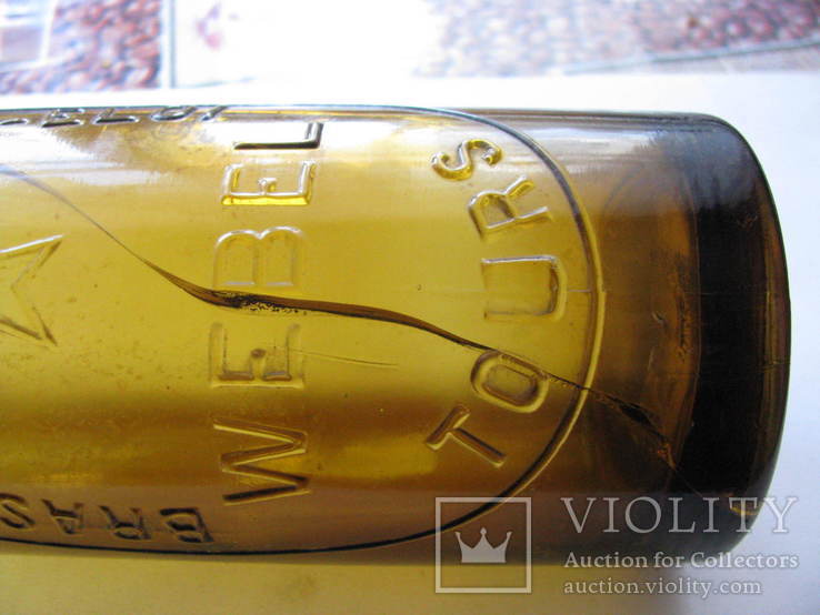 Бутылка Webel Tours brasserie Saint-Eloi.(Франция.0.9л), фото №12