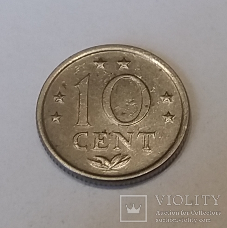 Нідерландські Антильські острови 10 центів, 1971, фото №2
