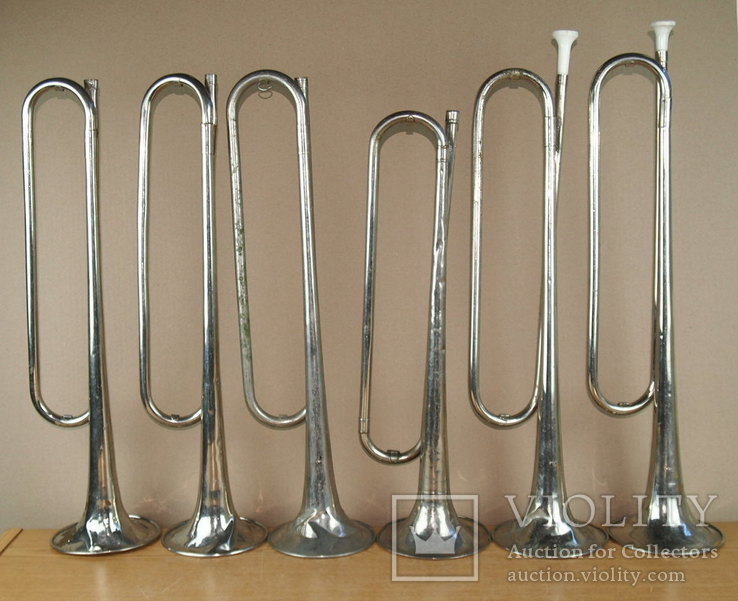 Труба Пионерский горн СССР Trumpet (6 штук), фото №10
