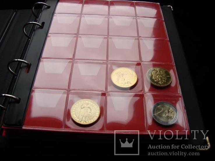 Альбом для монет Royal 221 ячейка металлические уголки, фото №5