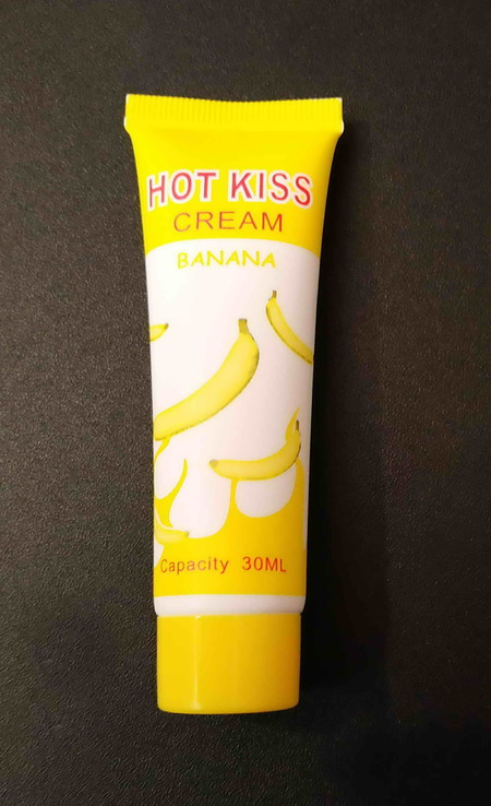 Лубрикант Hot Kiss ("Горячий поцелуй"). 30 ml. Банан. Блиц.