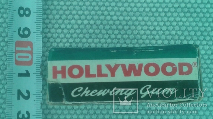 HOLLYWOOD Chlorophylle Chewing Gum - коробочка от жвачки-драже , Дания, фото №10