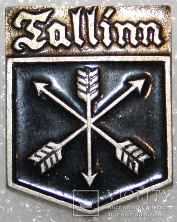 Значок "Таллин" (Эстония) тяжелый