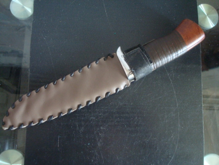 Новый охотничий нож в ножнах, numer zdjęcia 2