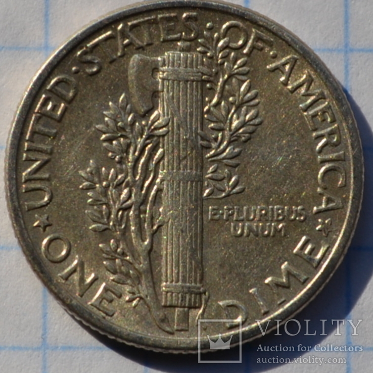 США   10 центов  1942г, фото №3