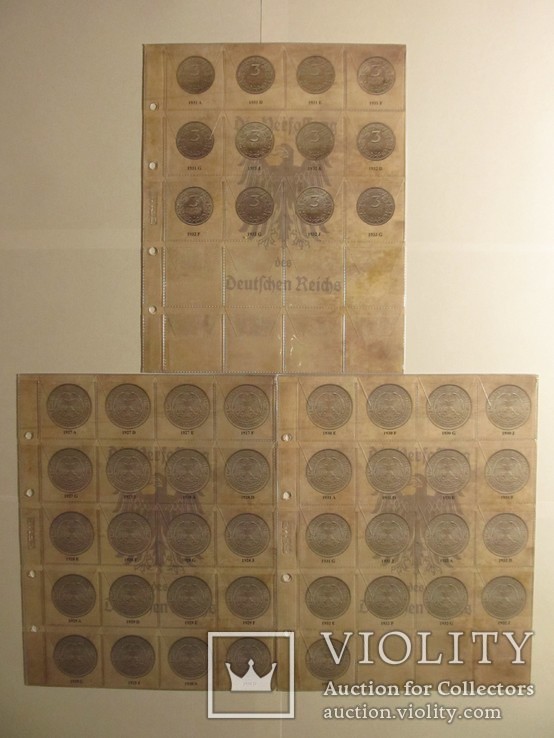 Альбом-каталог для разменных монет Веймарской Республики 1919-1938гг, фото №6