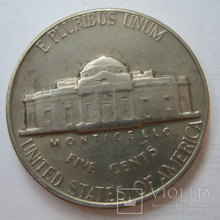 США 5 центов 1969 года. D, фото №5