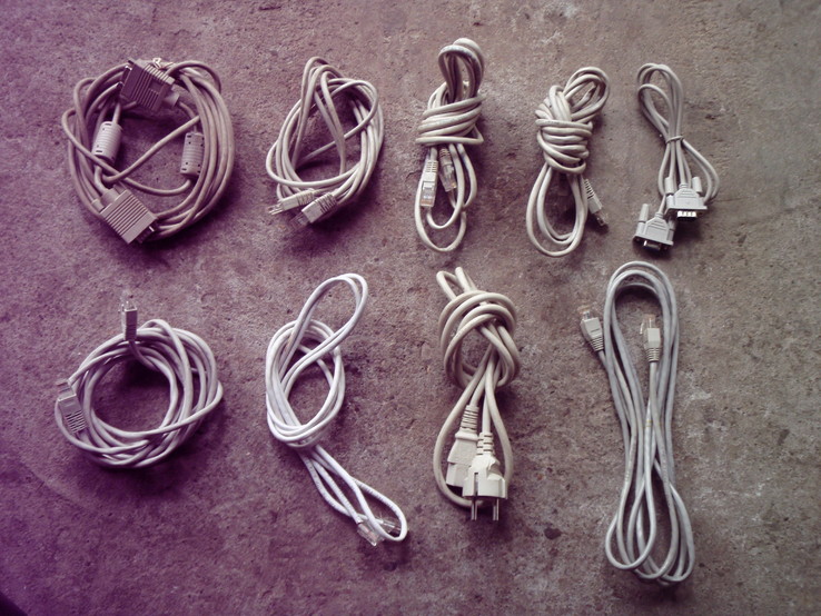 9 кабелів. 1 кг 22 грама., фото №2