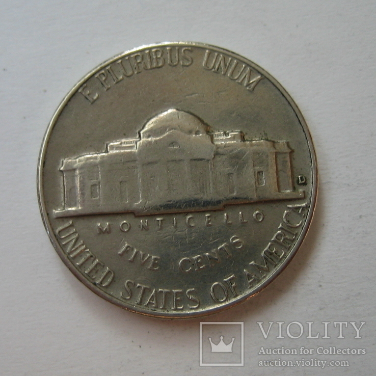 США 5 центов 1964 года.D, фото №7