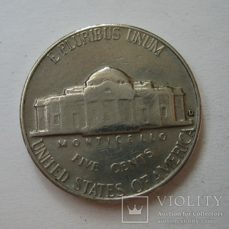 США 5 центов 1964 года.D, фото №8