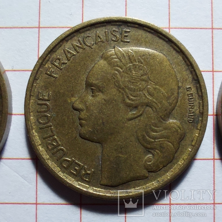 Франция. 10 франков 1951, 1952, 1952, фото №8