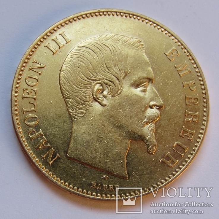 100 франков 1856 г. Франция, фото №5