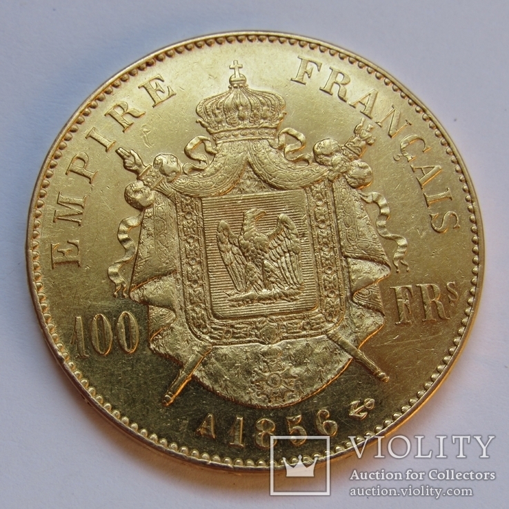 100 франков 1856 г. Франция, фото №6