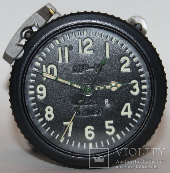 Часы АВР-М  авиационные рантовые модернизированные 5 дней.,с индексом "В" ("танковые"), фото №2