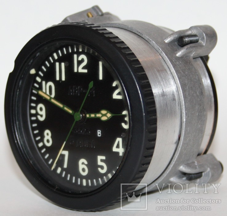 Часы АВР-М  авиационные рантовые модернизированные 5 дней.,с индексом "В" ("танковые"), фото №3